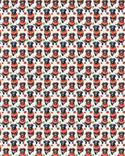 Labrador Holiday Sweaters Sherpa Blanket