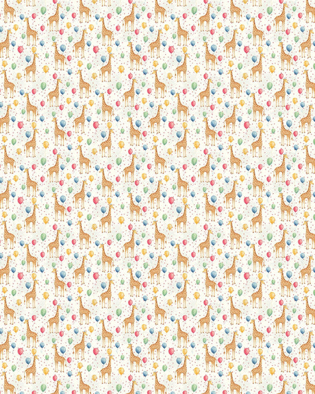 Giraffe Balloon Bash Sherpa Blanket - London Penny Gift Wrap