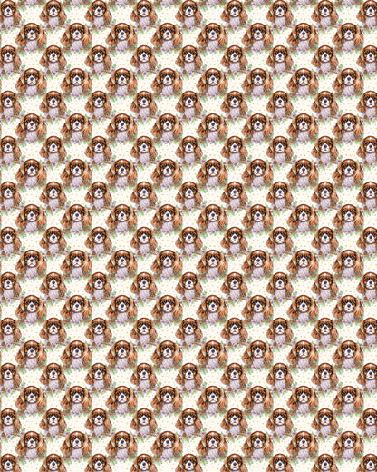 Cavalier Charm Sherpa Blanket