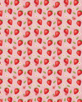 Sweet Strawberries Sherpa Blanket - London Penny Gift Wrap