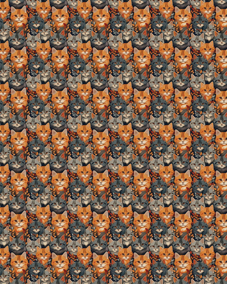 Tiny Tabby Cat Tumbles Sherpa Blanket - London Penny Gift Wrap
