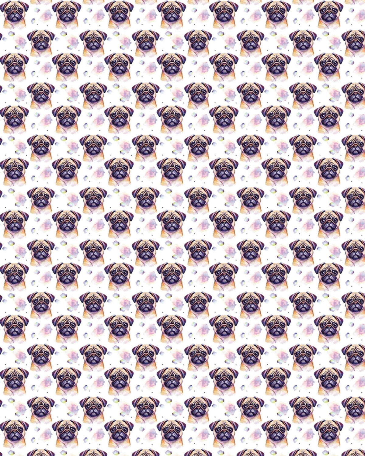 Pugs & Hugs Sherpa Blanket - London Penny Gift Wrap