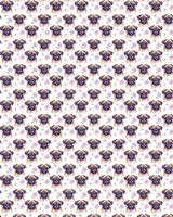 Pugs & Hugs Sherpa Blanket - London Penny Gift Wrap