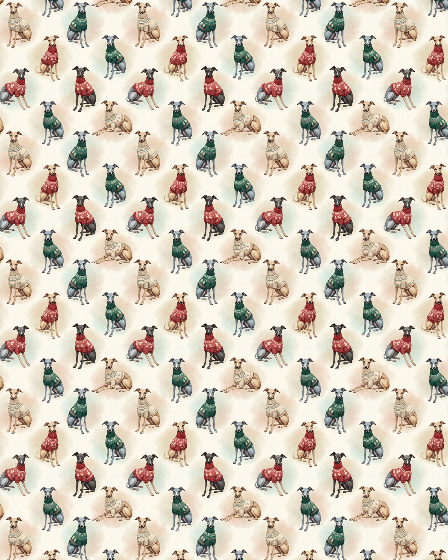 Italian Greyhound Holiday Sweaters Sherpa Blanket