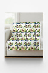 Frenchie Street Skates Sherpa Blanket - London Penny Gift Wrap