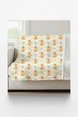 Golden Hanukkah Joy Sherpa Blanket - London Penny Gift Wrap