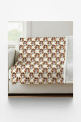 Cavalier Charm Sherpa Blanket - London Penny Gift Wrap