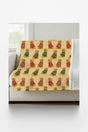 Golden Sweater Party Sherpa Blanket - London Penny Gift Wrap
