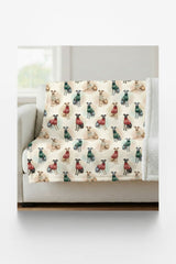 Italian Greyhound Holiday Sweaters Sherpa Blanket - London Penny Gift Wrap