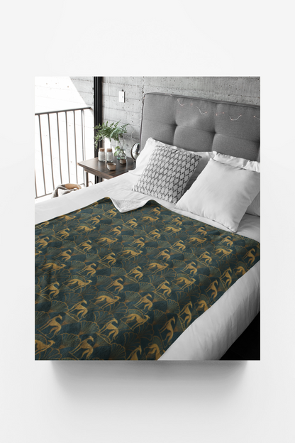 Greyhound Gatsby Sherpa Blanket