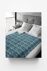 Alaska Northern Lights Sherpa Blanket - London Penny Gift Wrap
