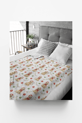 Twinkling Golden Pup Sherpa Blanket - London Penny Gift Wrap