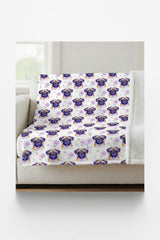 Pugs & Hugs Sherpa Blanket - London Penny Gift Wrap