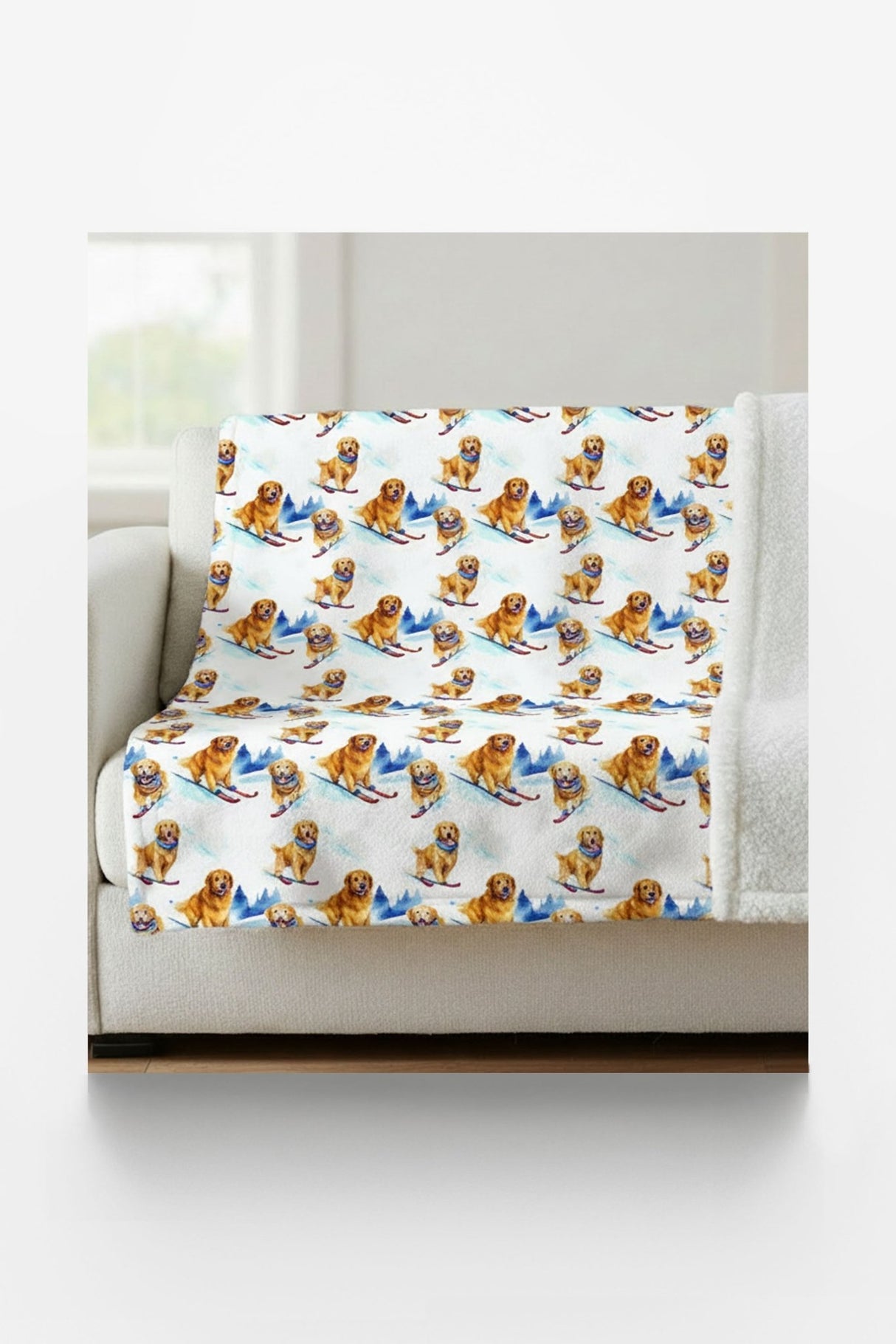 Golden Glide Sherpa Blanket - London Penny Gift Wrap