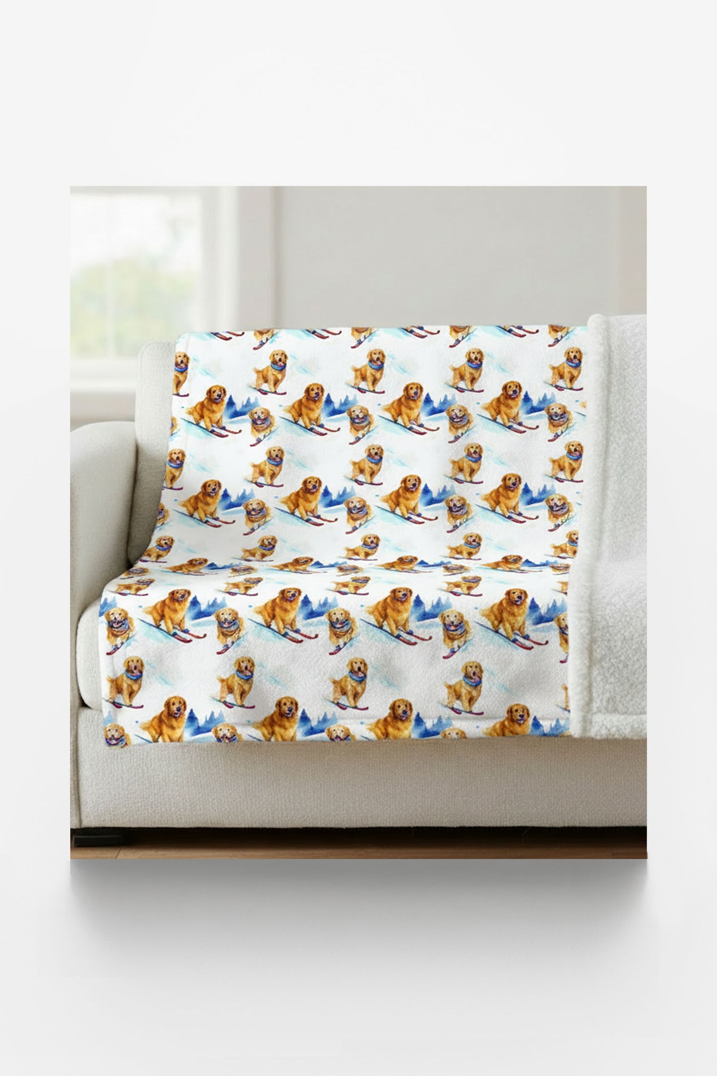 Golden Glide Sherpa Blanket