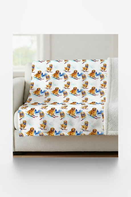 Golden Glide Sherpa Blanket - London Penny Gift Wrap