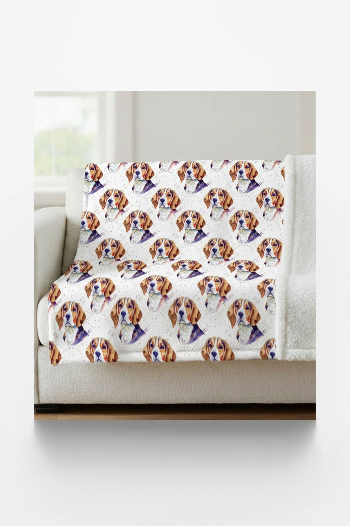Beagle Bounce Sherpa Blanket - London Penny Gift Wrap