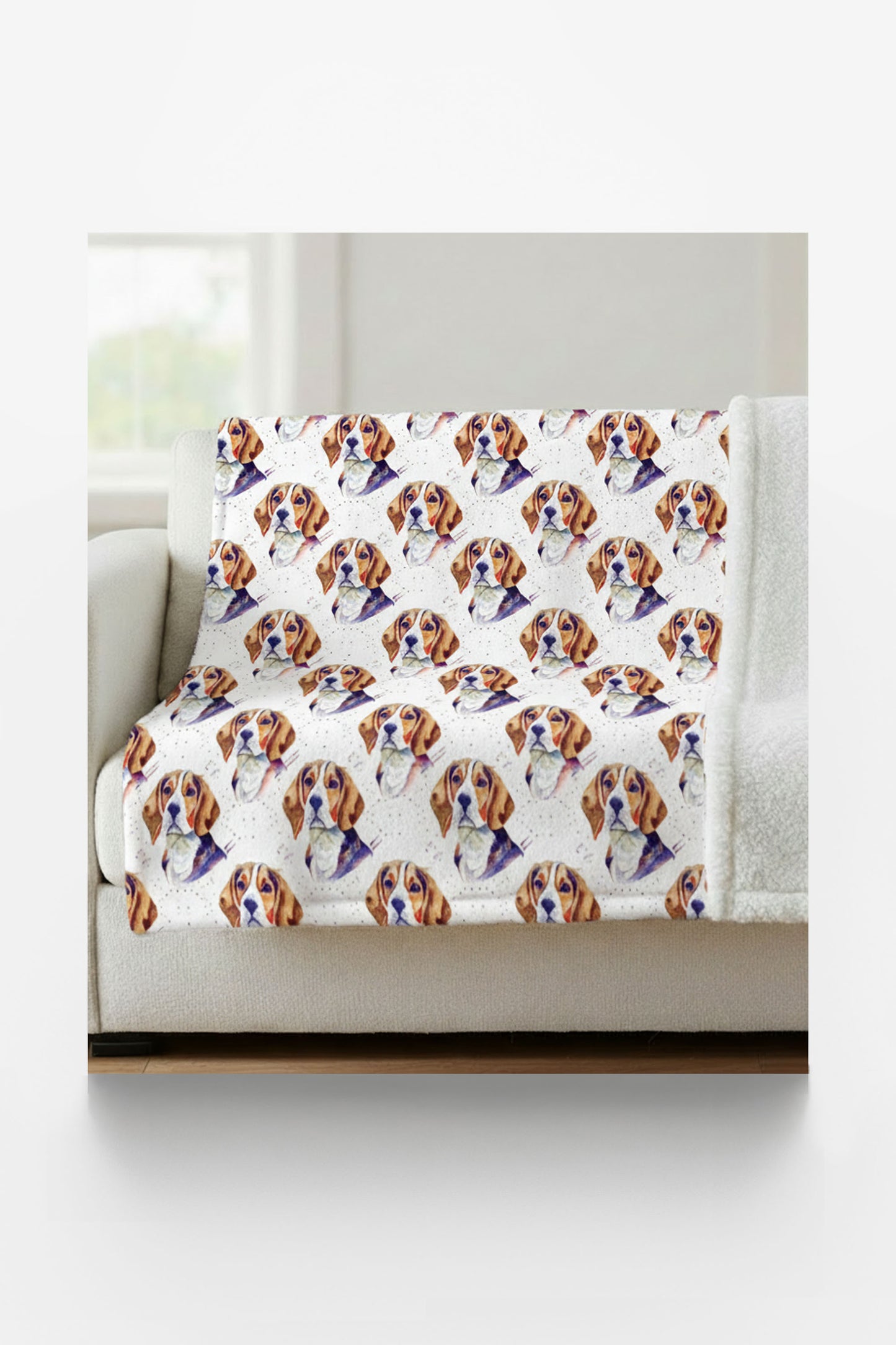 Beagle Bounce Sherpa Blanket
