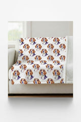 Beagle Bounce Sherpa Blanket - London Penny Gift Wrap