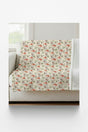Santa Hat & Holly Hugs Sherpa Blanket - London Penny Gift Wrap