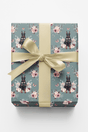 Doberman Garden Party Wrapping Paper - London Penny Gift Wrap