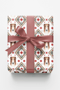 Russian Embroidery Borzoi Wrapping Paper - London Penny Gift Wrap
