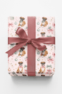 Adorable Boxer Christmas Wrapping Paper - London Penny Gift Wrap