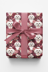 Romantic Valentine’s Maltese Wrapping Paper