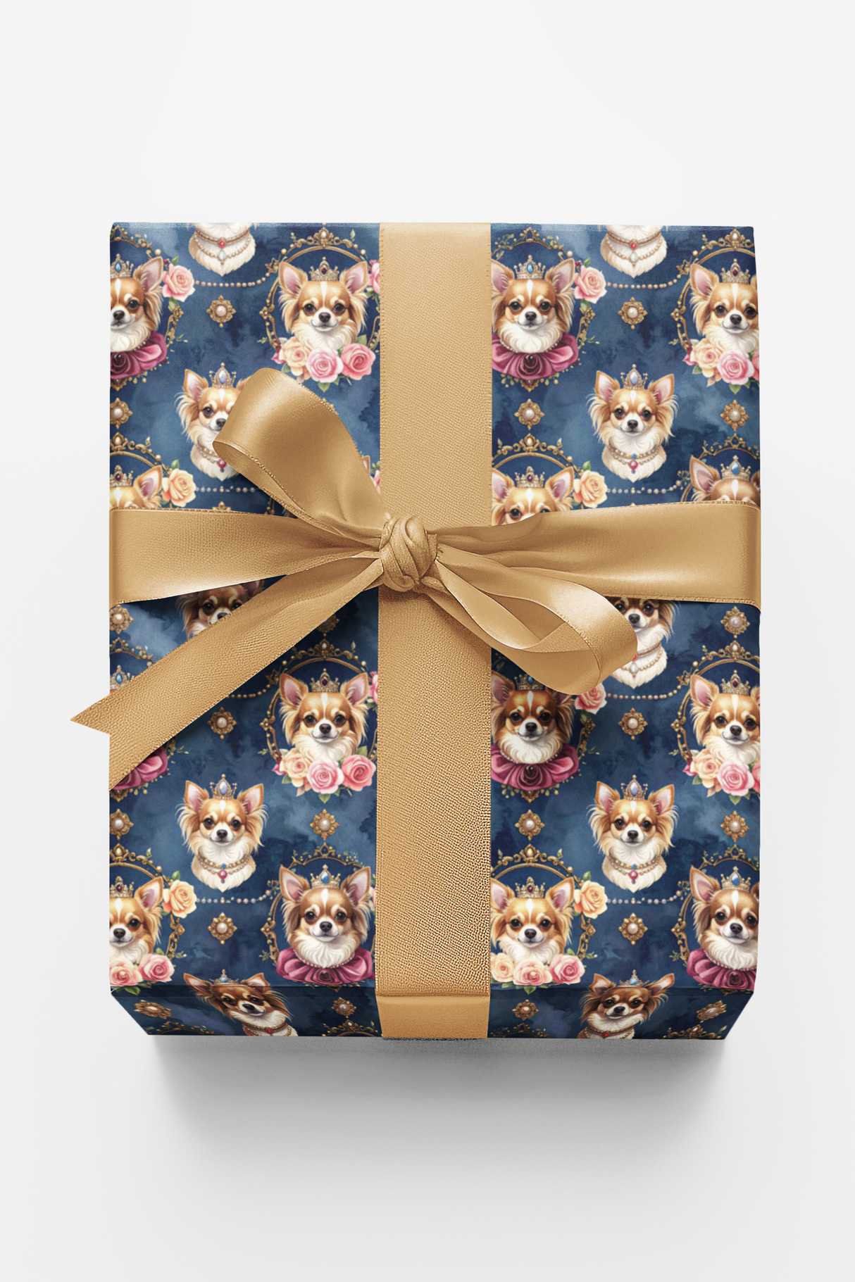 Royal Chihuahua Celebration Wrapping Paper