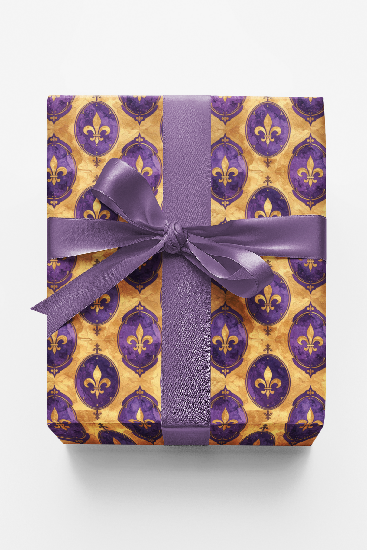 Fleur-de-Lis Ornamental Wrapping Paper