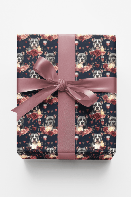 Anniversary Staffies Wrapping Paper - London Penny Gift Wrap
