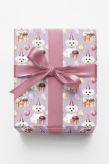 Festive Birthday Maltese Wrapping Paper - London Penny Gift Wrap