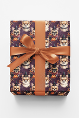 Halloween Chihuahua Masquerade Wrapping Paper