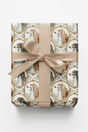 Imperial Borzoi Medallions Wrapping Paper - London Penny Gift Wrap