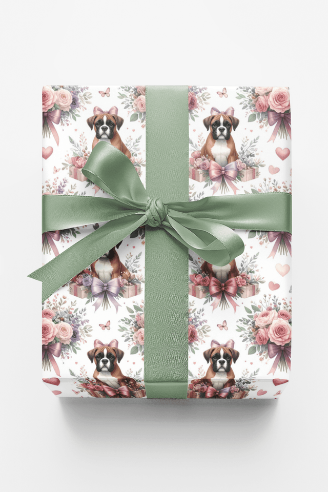 Mother’s Day Boxer Wrapping Paper - London Penny Gift Wrap