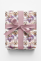 Parisian Chic Maltese Wrapping Paper
