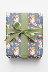 Easter Chihuahua Garden Wrapping Paper