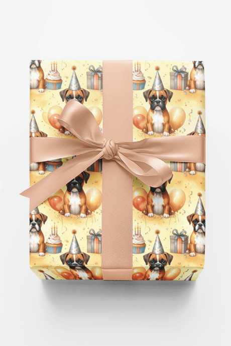 Birthday Boxer Celebration Wrapping Paper - London Penny Gift Wrap
