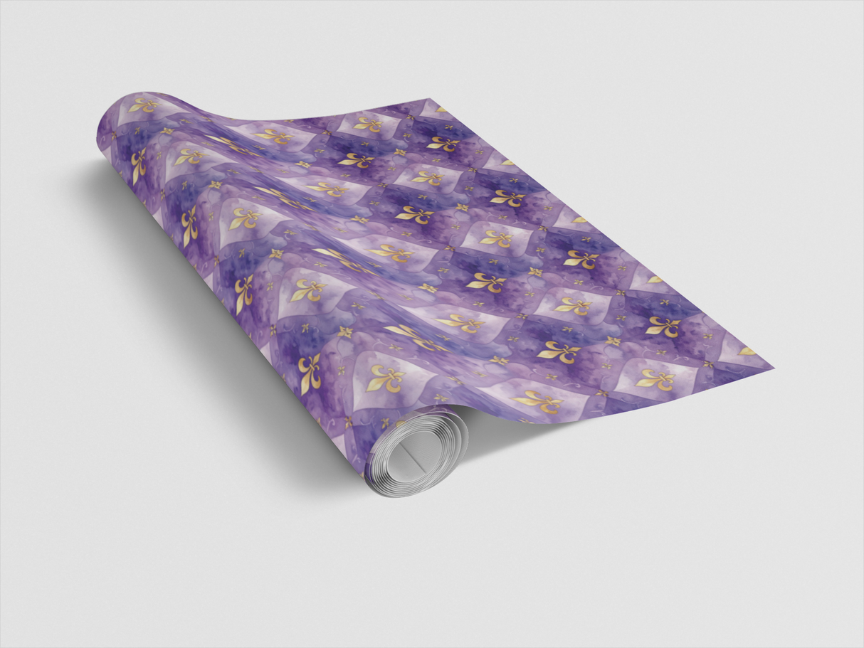 Imperial Fleur-de-Lis Wrapping Paper