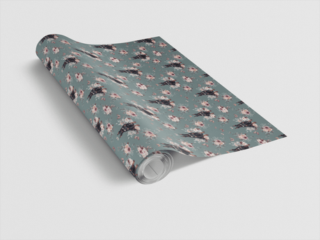 Doberman Garden Party Wrapping Paper - London Penny Gift Wrap