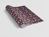 Spooky Gothic Pug Wrapping Paper