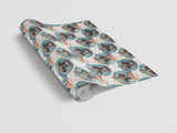 Birthday Hats Boxer Celebration Wrapping Paper
