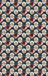 Regal Maltese Celebration Wrapping Paper - London Penny Gift Wrap
