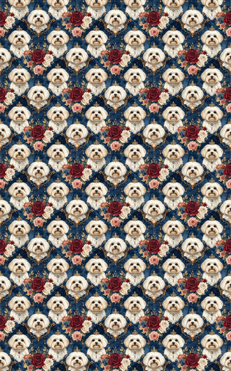 Regal Maltese Celebration Wrapping Paper - London Penny Gift Wrap