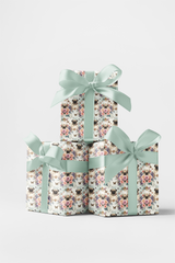 Pug Garden Party Wrapping Paper