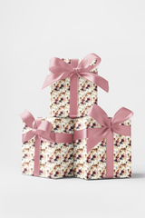 Borzoi & Russian Floral Motif Wrapping Paper