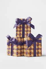 Fleur-de-Lis Frame Wrapping Paper