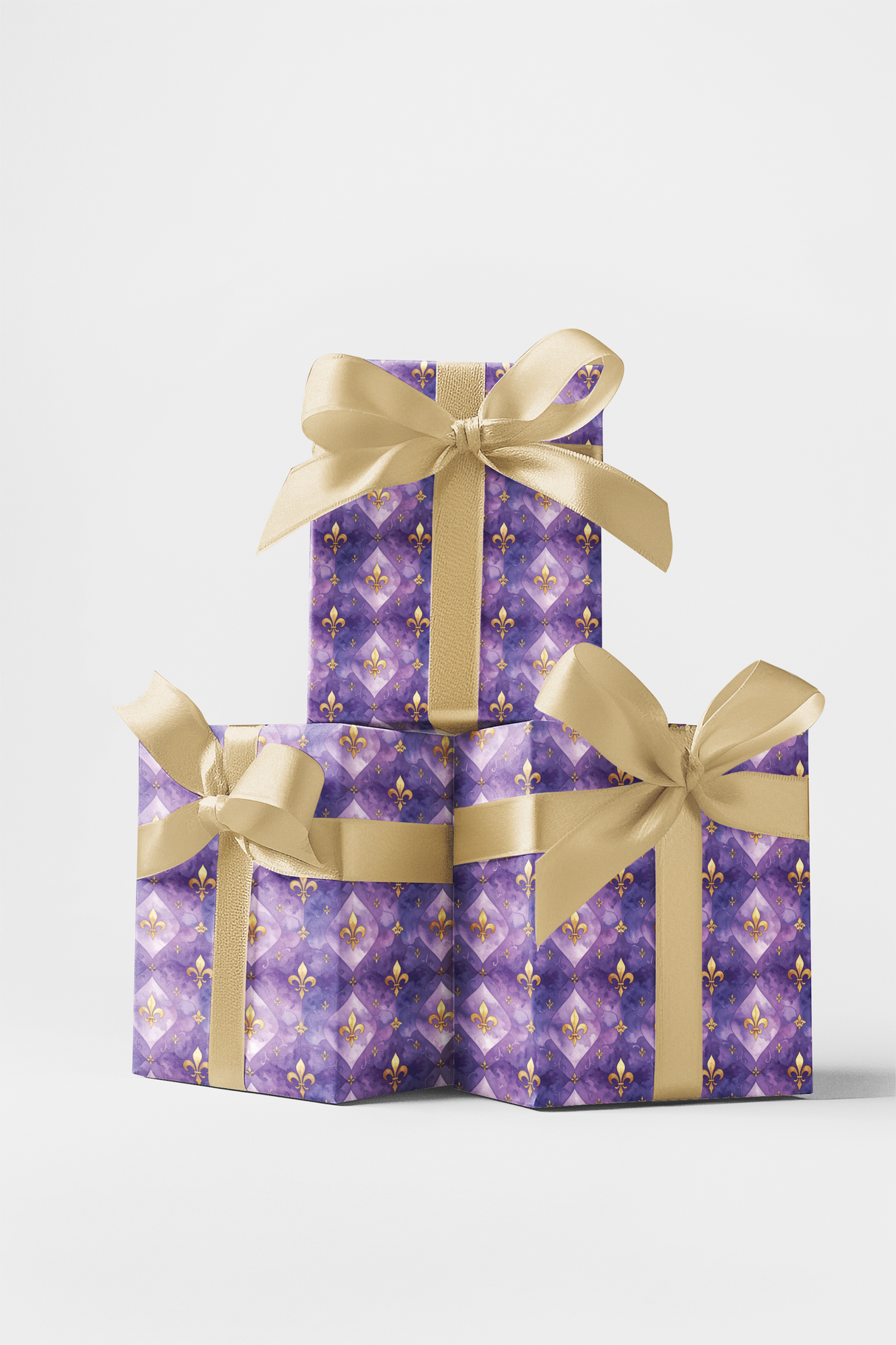 Imperial Fleur-de-Lis Wrapping Paper