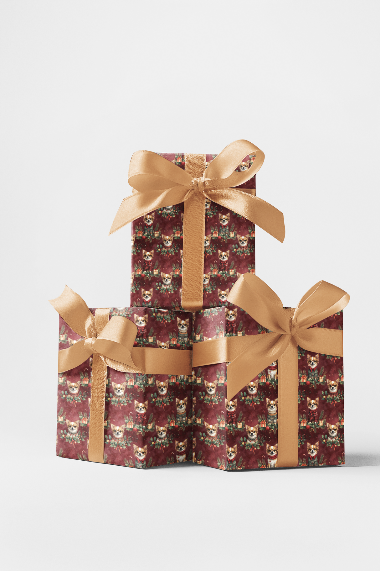 Chihuahua Holiday Chic Wrapping Paper