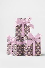 Parisian Pug Celebration Wrapping Paper